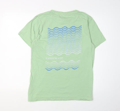 SoulCal & Co Men's L Green Graphic Print T-Shirt
