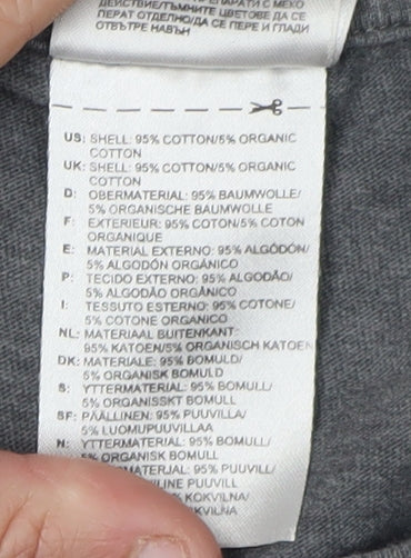 Adidas Men's Grey Logo T-Shirt 2XL Casual Sportswear