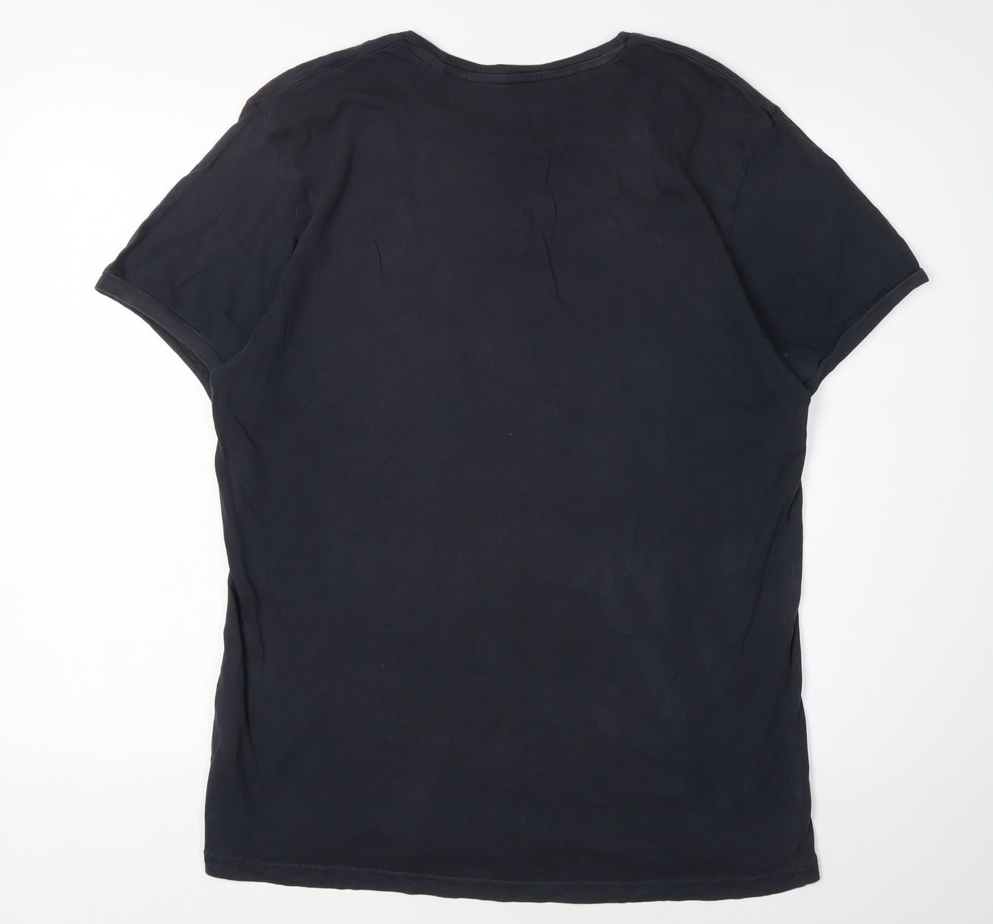 Mens UK Size L Firetrap Black  T-Shirt