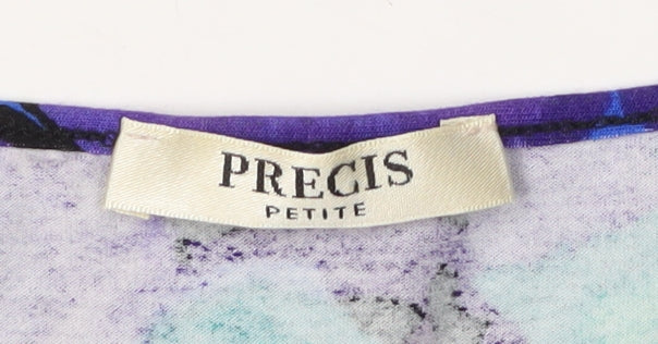 Womens UK Size L Precis Multicoloured Basic T-Shirt