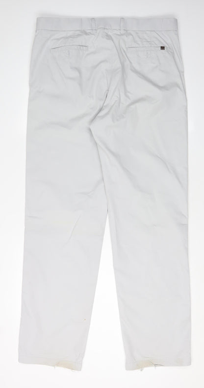 Marks and Spencer Men's Grey L Chino Trousers