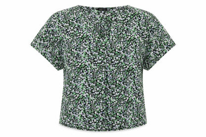 Womens UK Size 14 Roman Multicoloured Basic Blouse