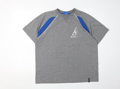 Le Coq Sportif Men's Grey M Crew Neck T-Shirt
