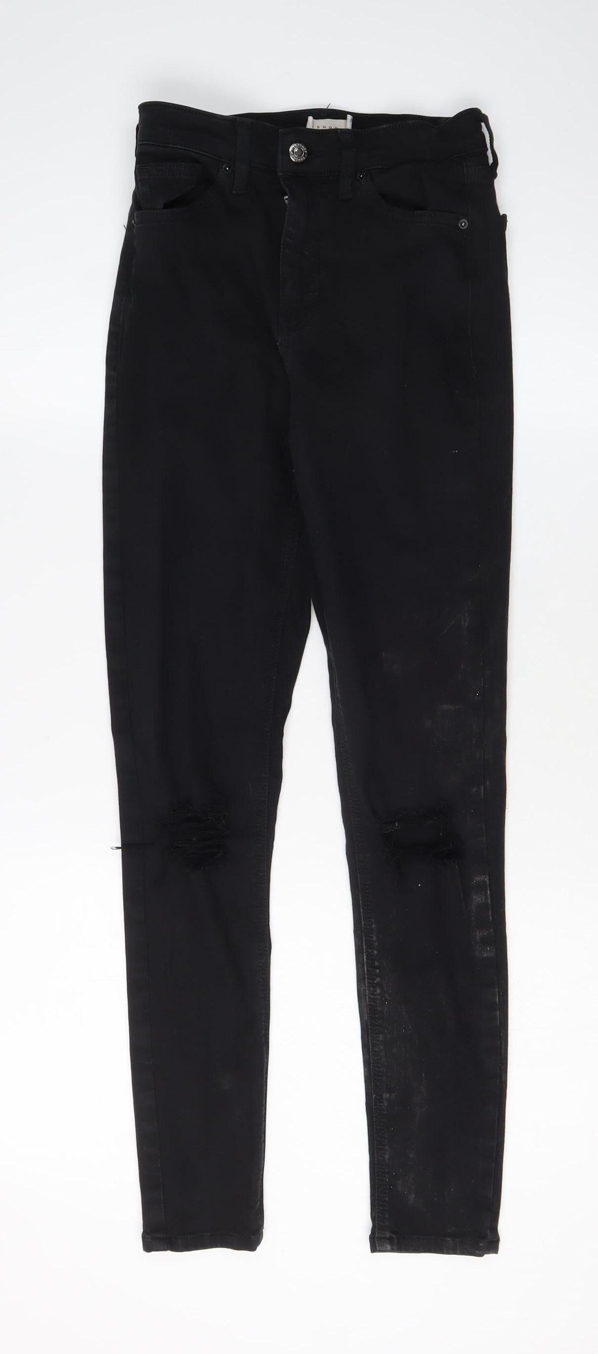Topshop Women's Black Skinny Jeans Size 26