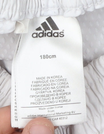 Adidas Unisex Kids White Jogger Martial Arts Trousers 16 Years