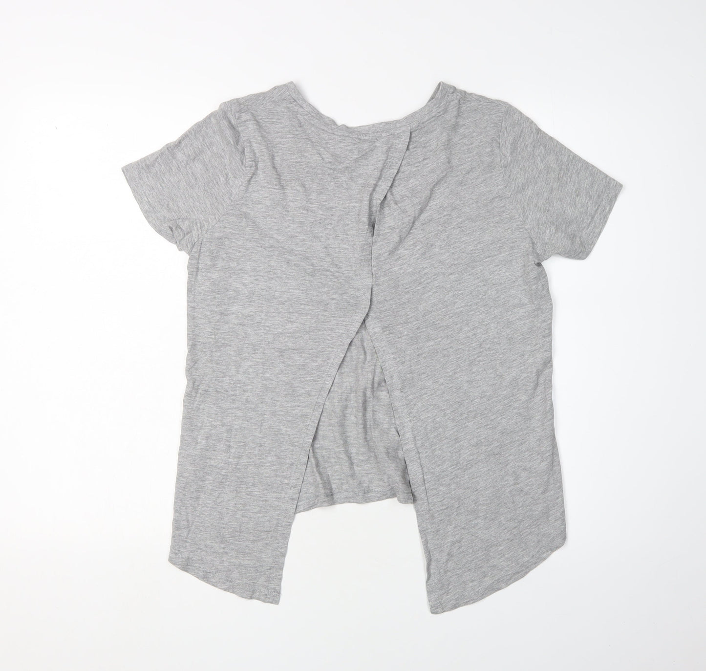 Golddigga Women's Grey T-Shirt Size 8 Animal Print