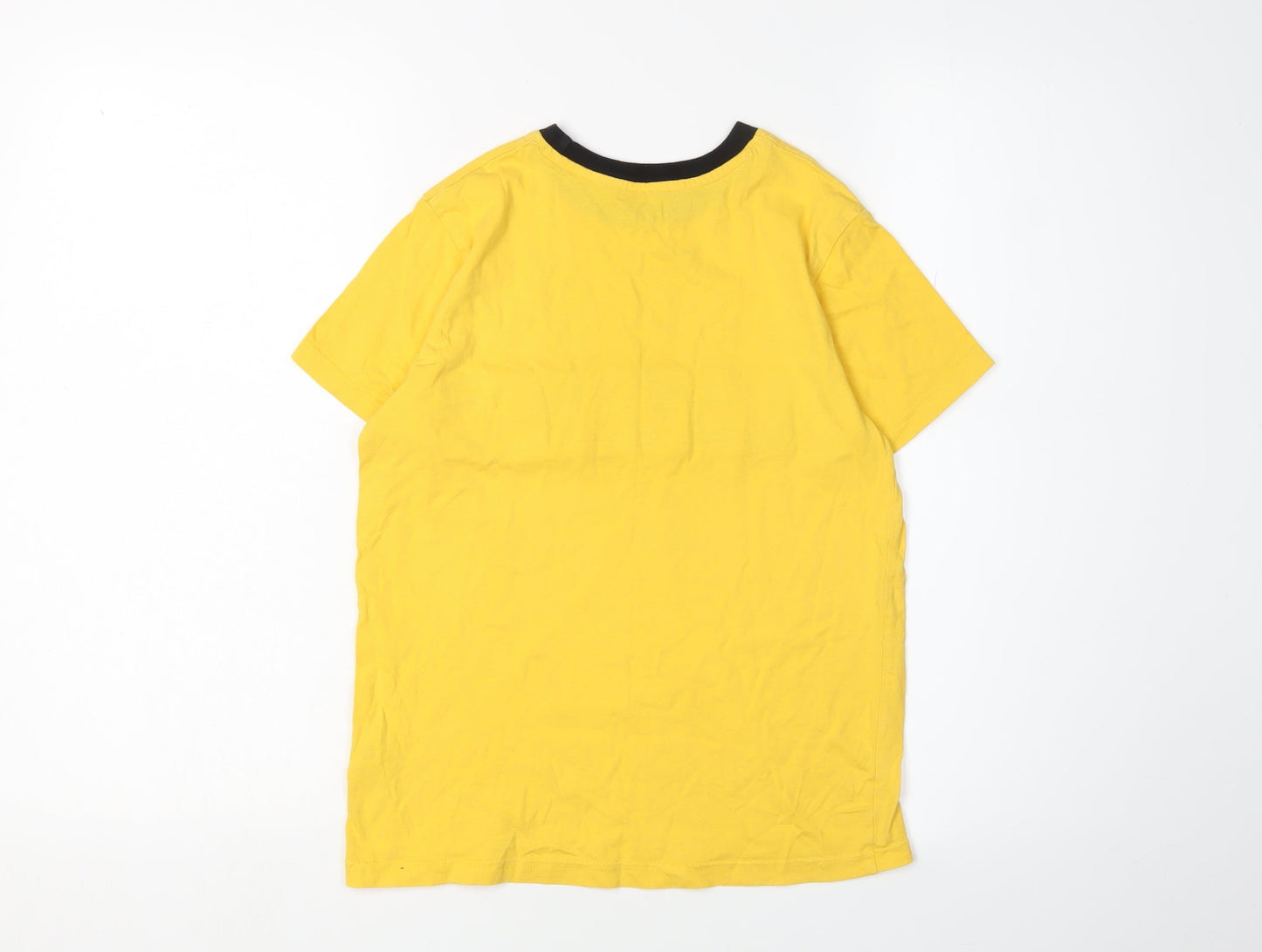 NBA Boys Yellow Lakers T-Shirt 9-10 Years Sports Graphic