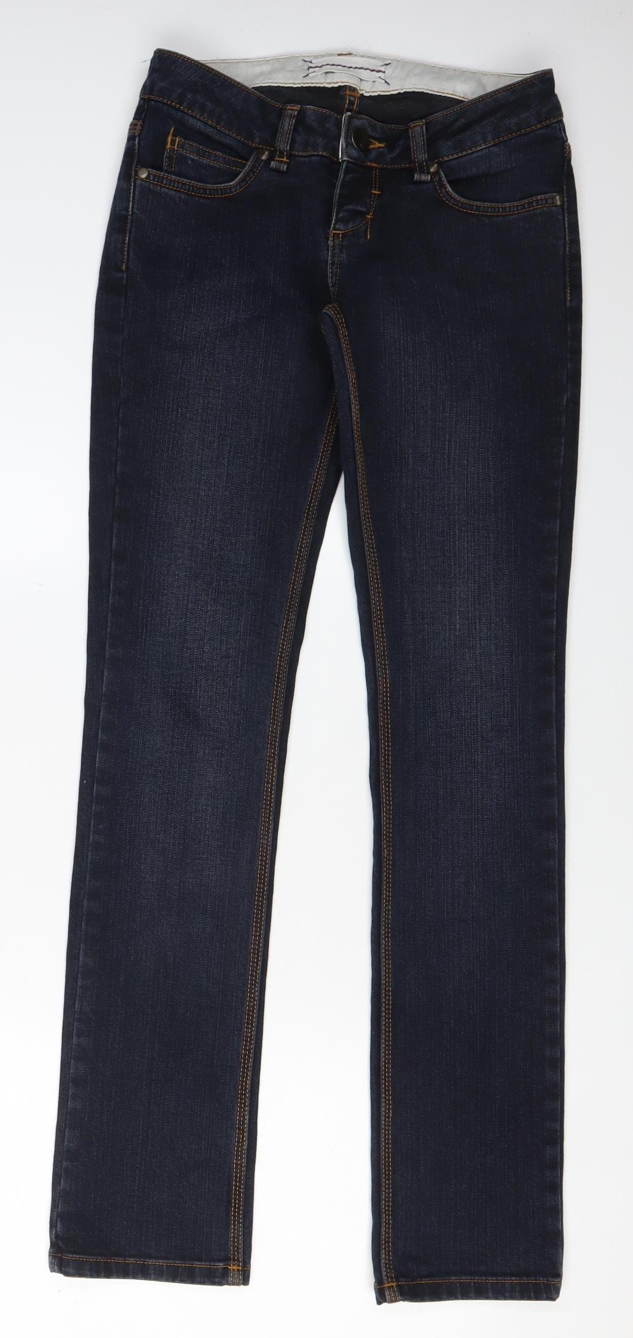 Topshop Women's Blue Skinny Jeans Size 8
