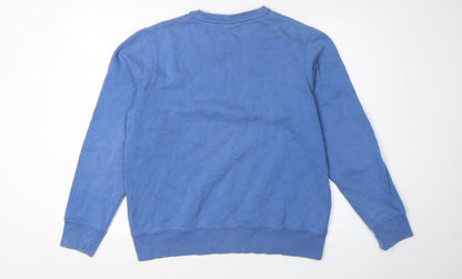 Mens UK Size S DKNY Blue Pullover Sweatshirt