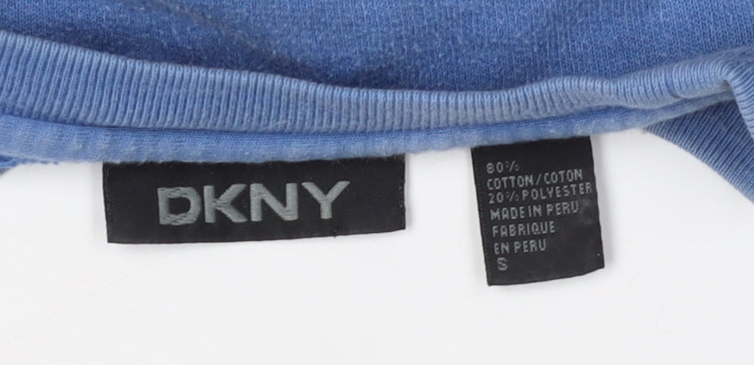 Mens UK Size S DKNY Blue Pullover Sweatshirt