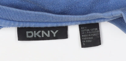 Mens UK Size S DKNY Blue Pullover Sweatshirt