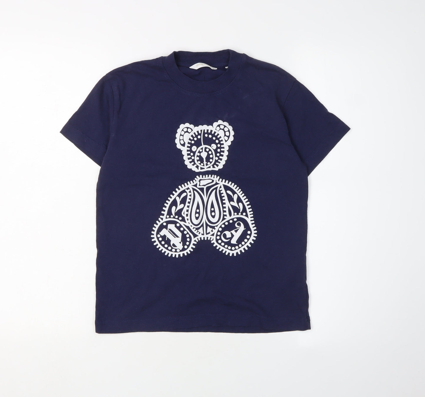 Palm Angels Boys Blue Graphic Print T-Shirt Size M