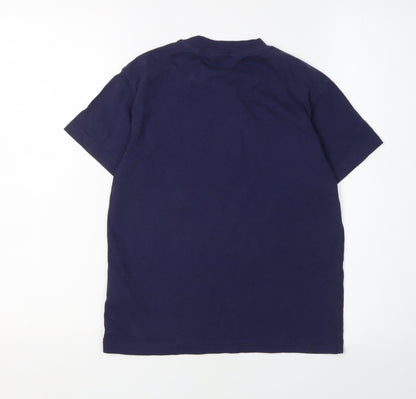 Palm Angels Boys Blue Graphic Print T-Shirt Size M