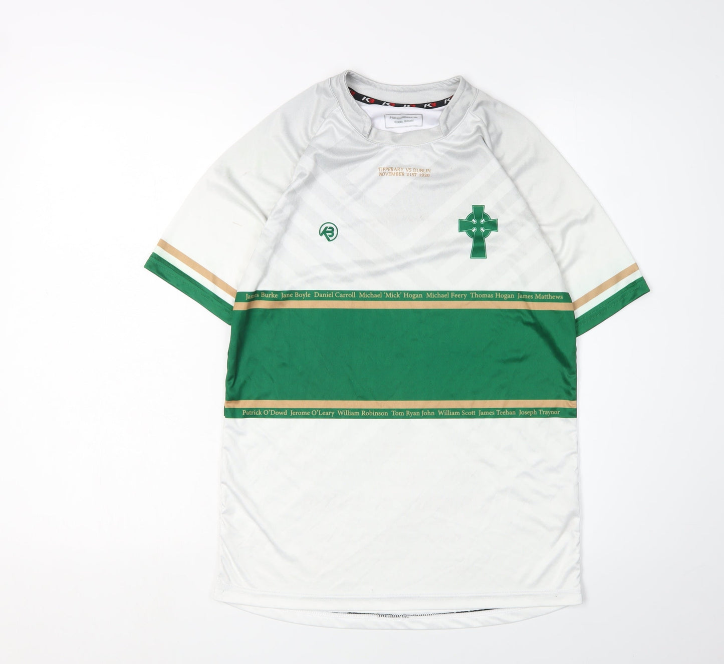 K8 Sports Unisex Green Jersey T-Shirt, Size S