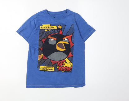 Next Boys Blue Angry Birds T-Shirt 9-10 Years