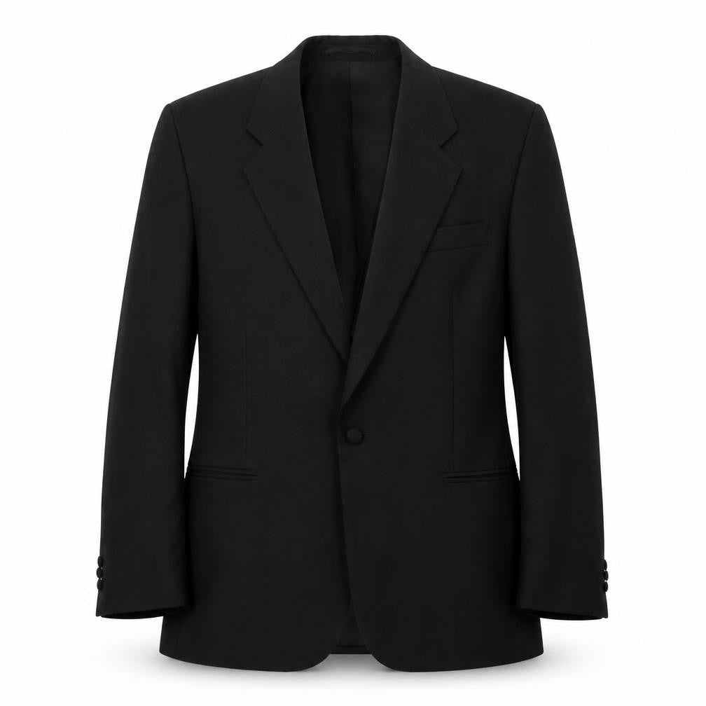 Mens UK Size 40 Moss Bros Regular Black Suit Jacket