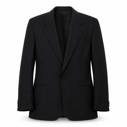Mens UK Size 40 Moss Bros Regular Black Suit Jacket