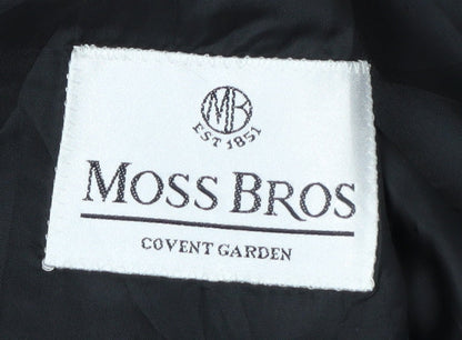 Mens UK Size 40 Moss Bros Regular Black Suit Jacket