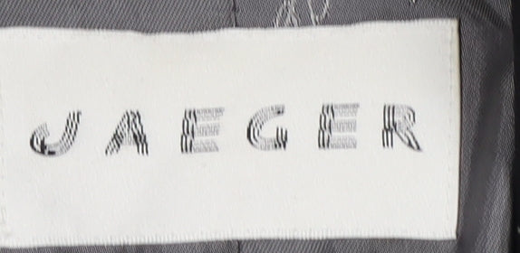 Jaeger Women's Black Pinstripe Suit Jacket, UK 8, Classic Business