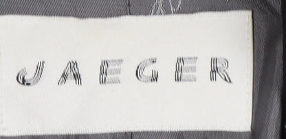 Jaeger Women's Black Pinstripe Suit Jacket, UK 8, Classic Business