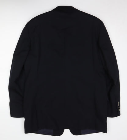 Botto Giuseppe Men's Black Wool Blazer 42R