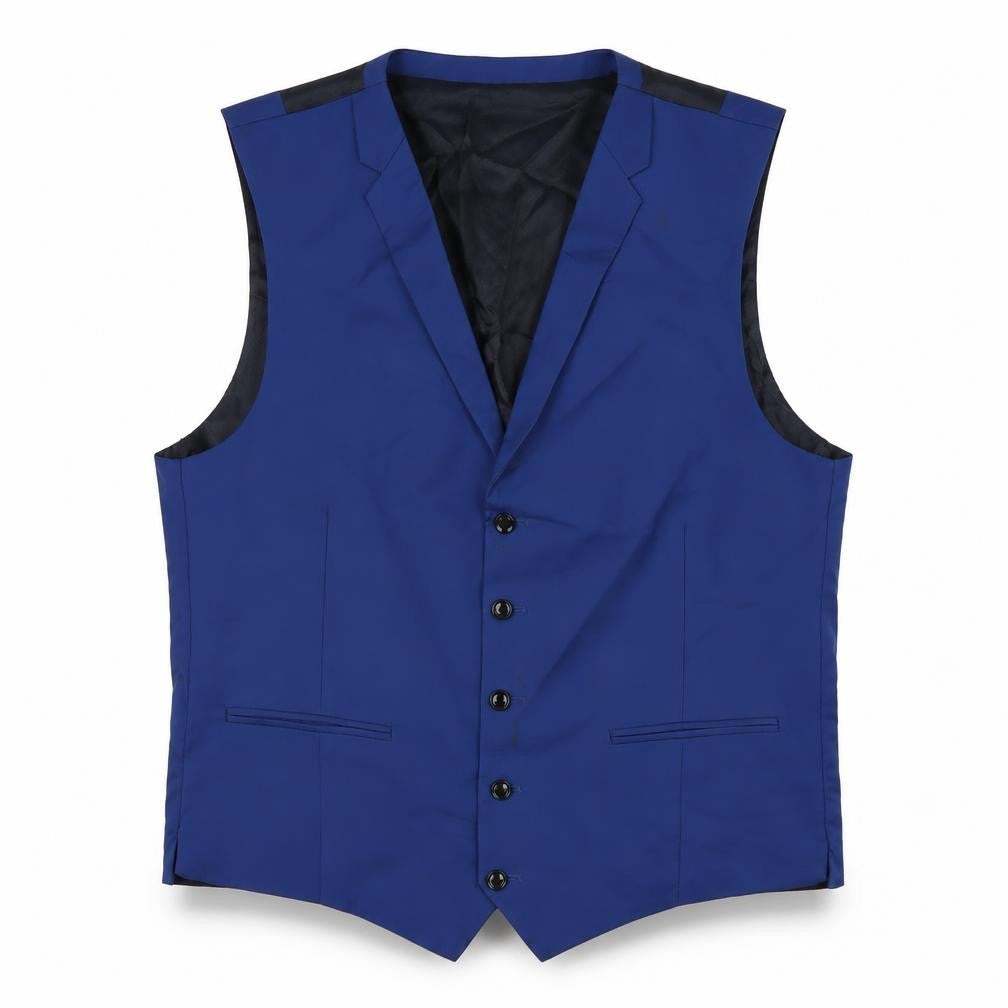 Mens UK Size 42 Austin Reed Regular Blue Suit Waistcoat