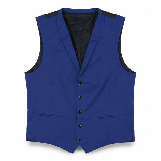 Mens UK Size 42 Austin Reed Regular Blue Suit Waistcoat