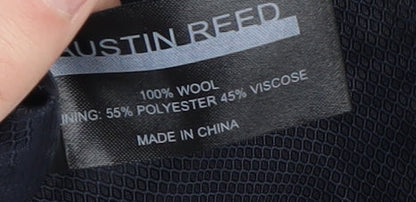 Austin Reed Blue Men's Suit Waistcoat, Size 42R