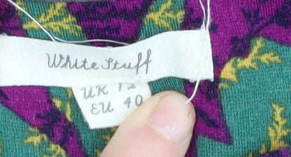White Stuff Women's Multicoloured Floral Dress, Size 12