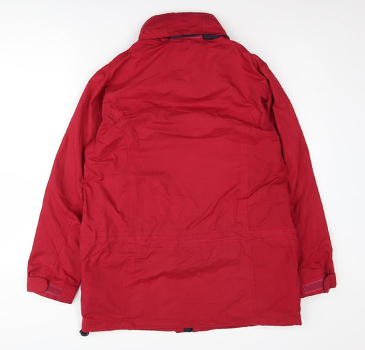 Arctic Storm Women's Red Parka Jacket Size 12
