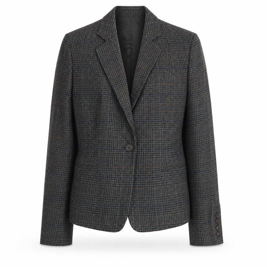 Womens UK Size 10 Jigsaw Regular Grey Suit Jacket