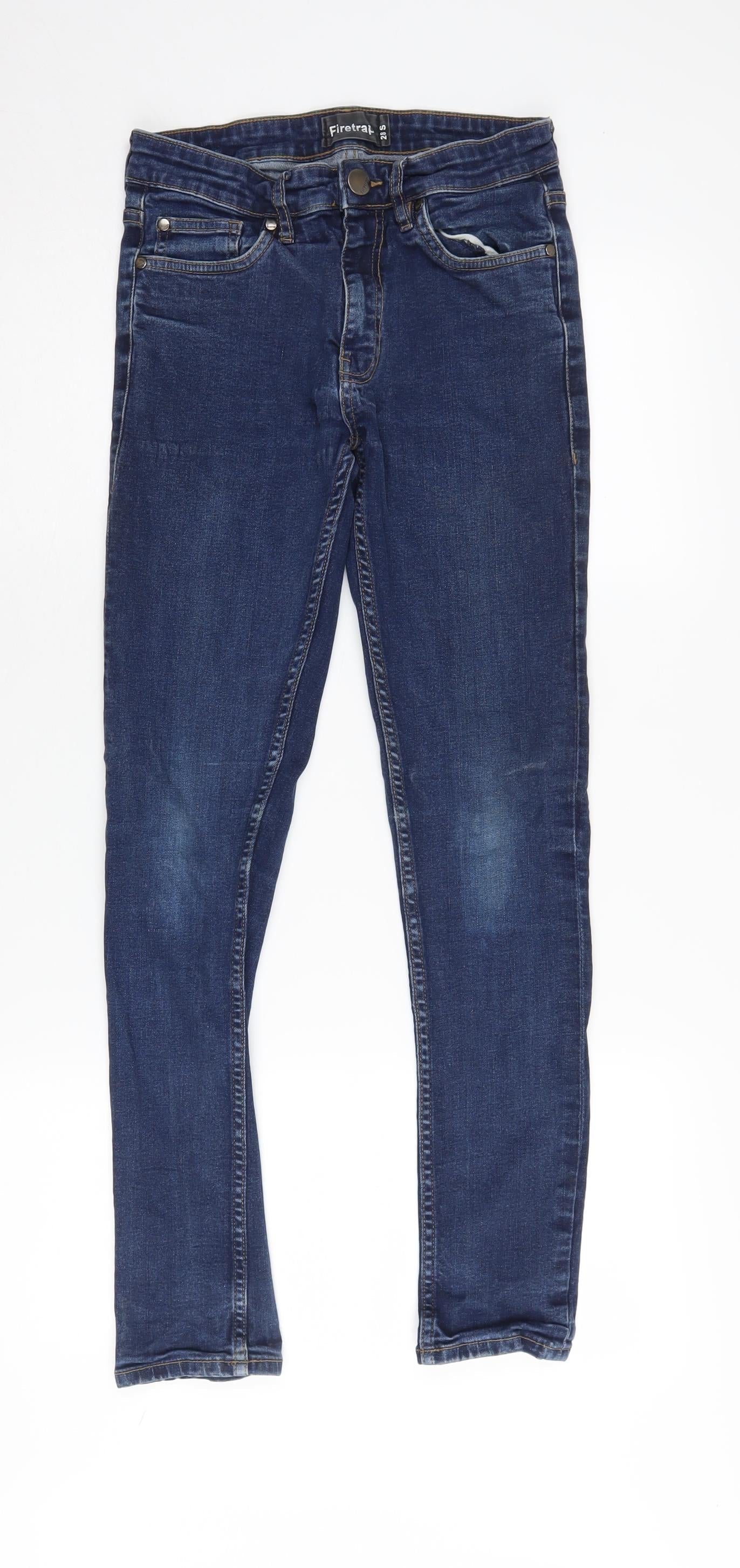 Firetrap Women's Blue Skinny Jeans 2XS Slim Fit