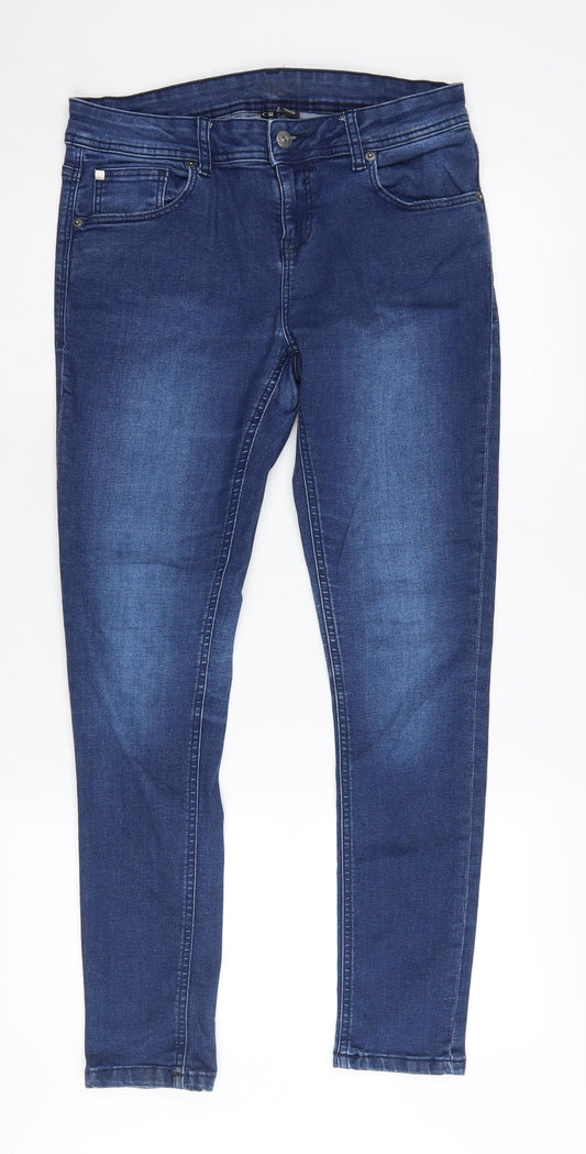 Bench Women's Blue Skinny Jeans, Size 12