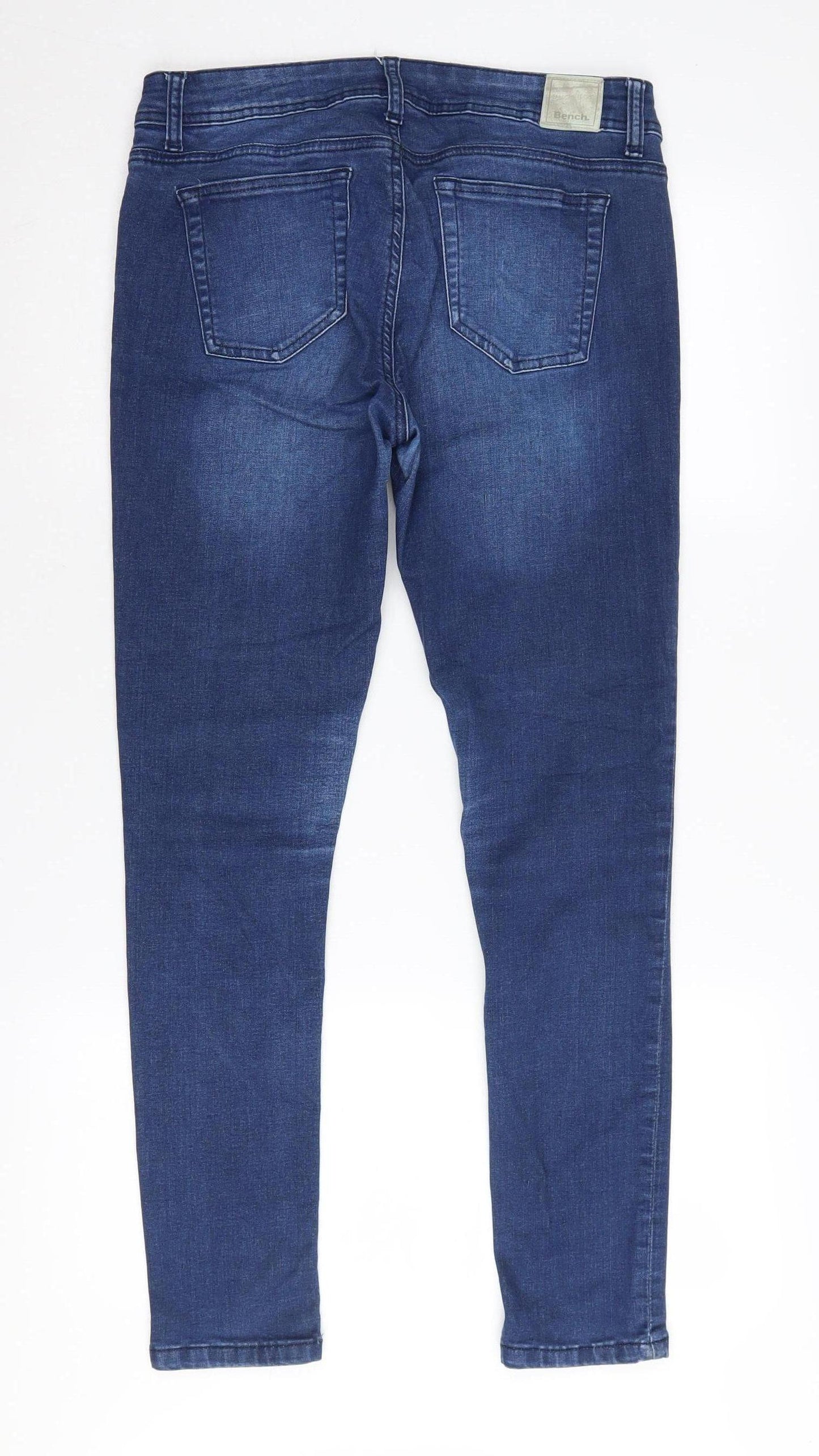 Bench Women's Blue Skinny Jeans, Size 12