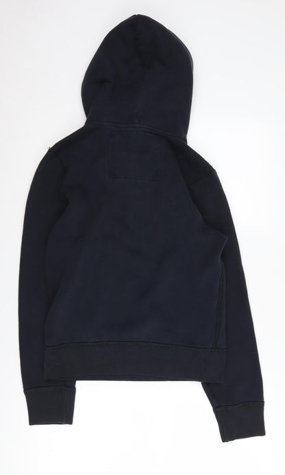 Abercrombie & Fitch Men's Black Henley Hoodie Size S