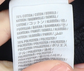 Abercrombie & Fitch Men's Black Henley Hoodie Size S