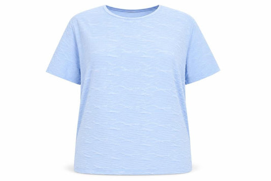 Womens UK Size XL Honor Millburn Blue Basic T-Shirt