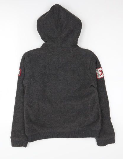 Everlast Boys Grey Full Zip Hoodie 9-10 Years with Logo