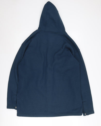 Mens UK Size S Evolution Blue Hooded Jacket