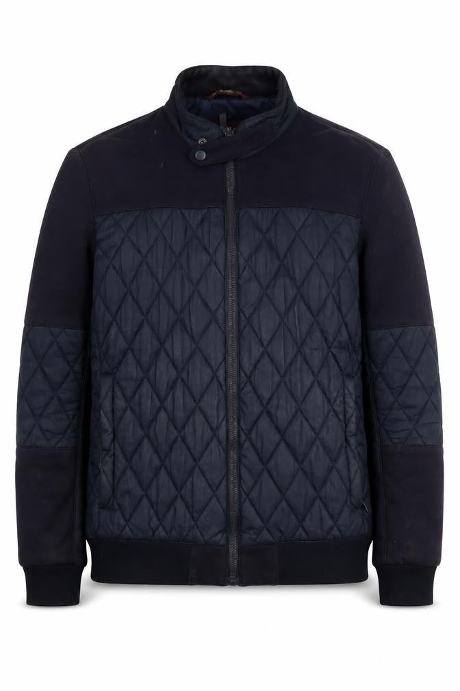 Mens UK Size M Zara Black Quilted Coat