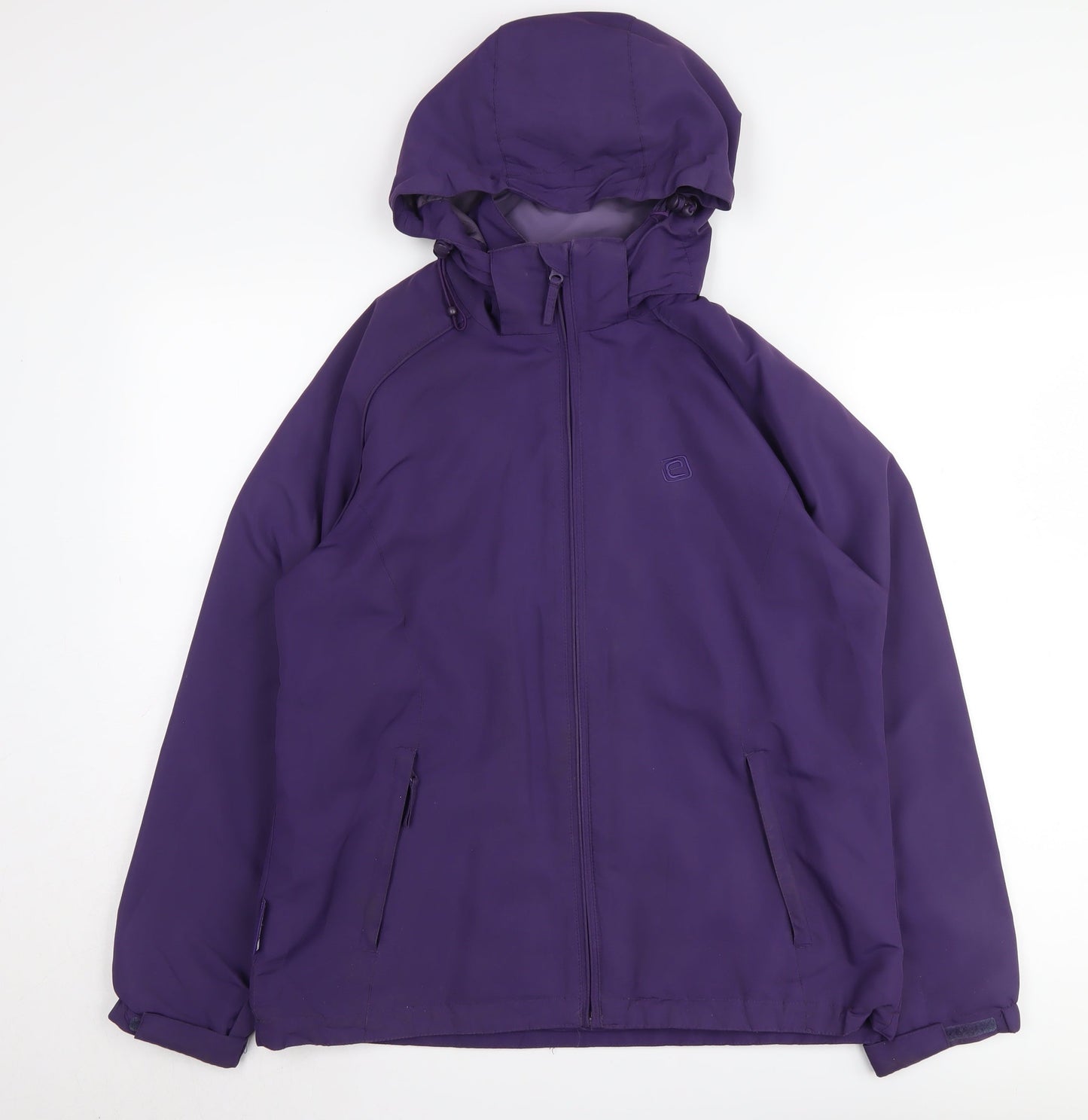 Womens UK Size 12 Mountain Essentials Purple Rain Coat
