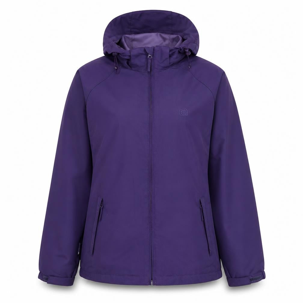 Womens UK Size 12 Mountain Essentials Purple Rain Coat
