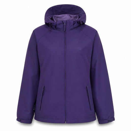 Womens UK Size 12 Mountain Essentials Purple Rain Coat