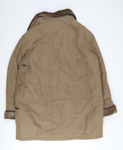 Daxon Women's Beige Overcoat Size 16 Casual Wear