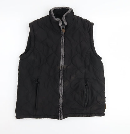 Womens UK Size 12 Regatta Black Quilted Coat