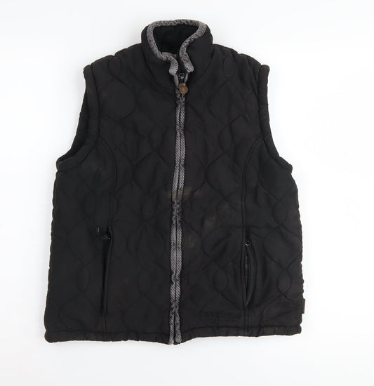 Womens UK Size 12 Regatta Black Quilted Coat
