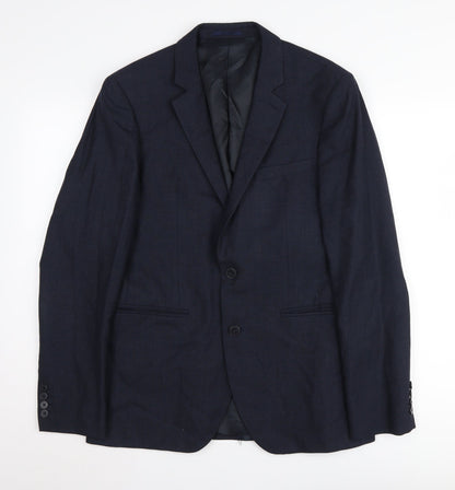 Mens UK Size 40 Jaeger Regular Blue Suit Jacket