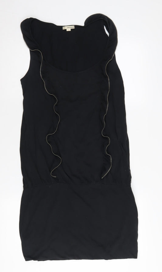 DKNY JEANS Women's Black Sleeveless Short Dress L