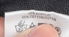 Womens UK Size 14 Eastex Grey Cardigan Jumper