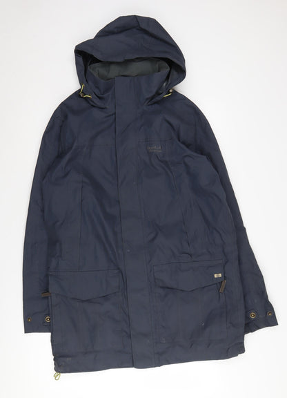 Mens UK Size S Regatta Blue Parka Coat